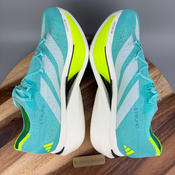 Adidas Adizero Prime X3 Strung Carbon Plate Running Men\'s 13 JR2598 Flash Aqua main image 7